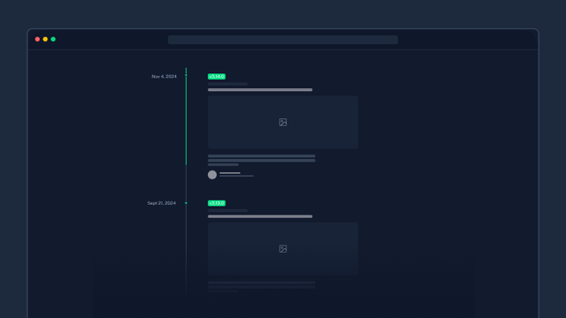 ChangelogVersions preview